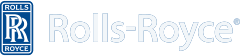 A horizontal Rolls-Royce logo in white against a transparent background.